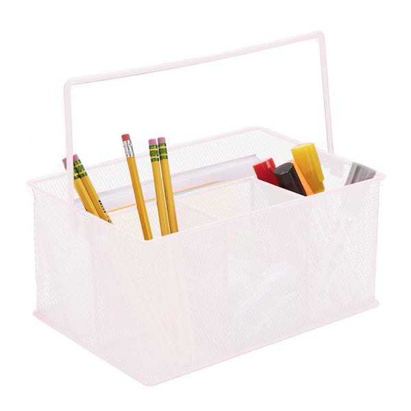 White Organizer Caddy, Desk Organization