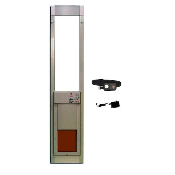 Power Pet 8 in. x 10 in. Electronic Patio Pet Door for Sliding Glass Doors
