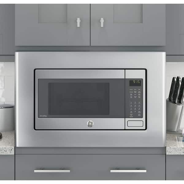 Profile 1.5 cu. ft. 1000-Watt Countertop Microwave in Stainless Steel with Convection Oven
