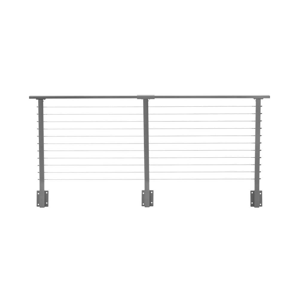 10 ft. Deck Cable Railing, 36 in. Face Mount, Grey price history on PriceWatchPro