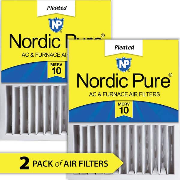 Nordic Pure 16 in. x 20 in. x 5 in. Honeywell/Lennox Replacement MERV 10 Air Filter (2-Pack)