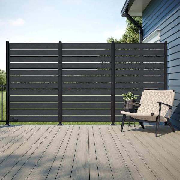 Slate Privacy Screen System Infill Boards (4-Pack)