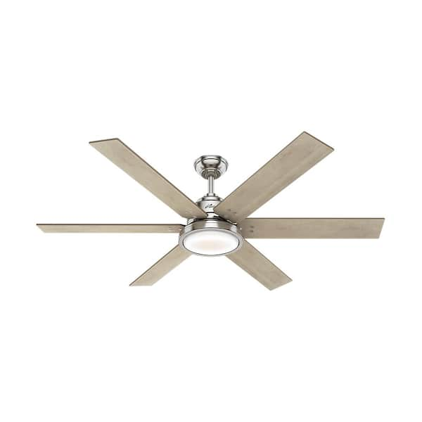 60 in brushed nickel ceiling fan