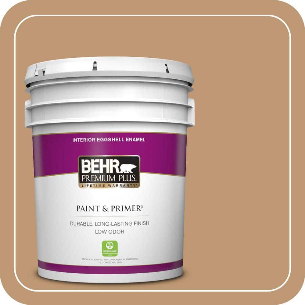 5 gal. #270F-5 Wilmington Tan Eggshell Enamel Low Odor Interior Paint & Primer price history on PriceWatchPro
