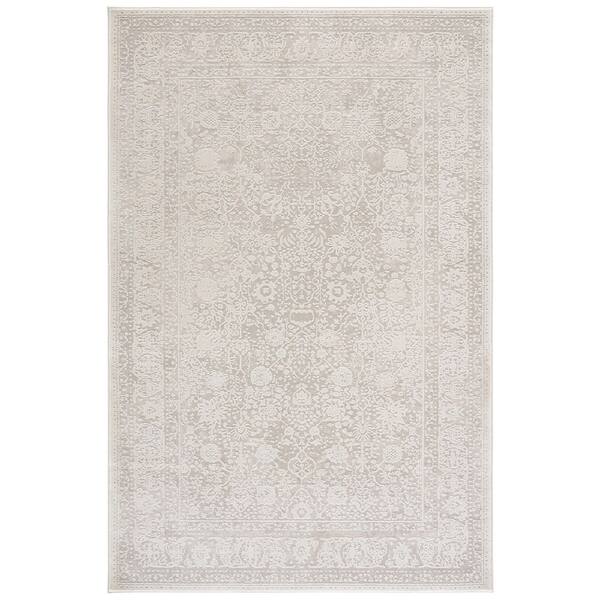 Reflection 5 ft. x 8 ft. White/Ivory Persian Area Rug
