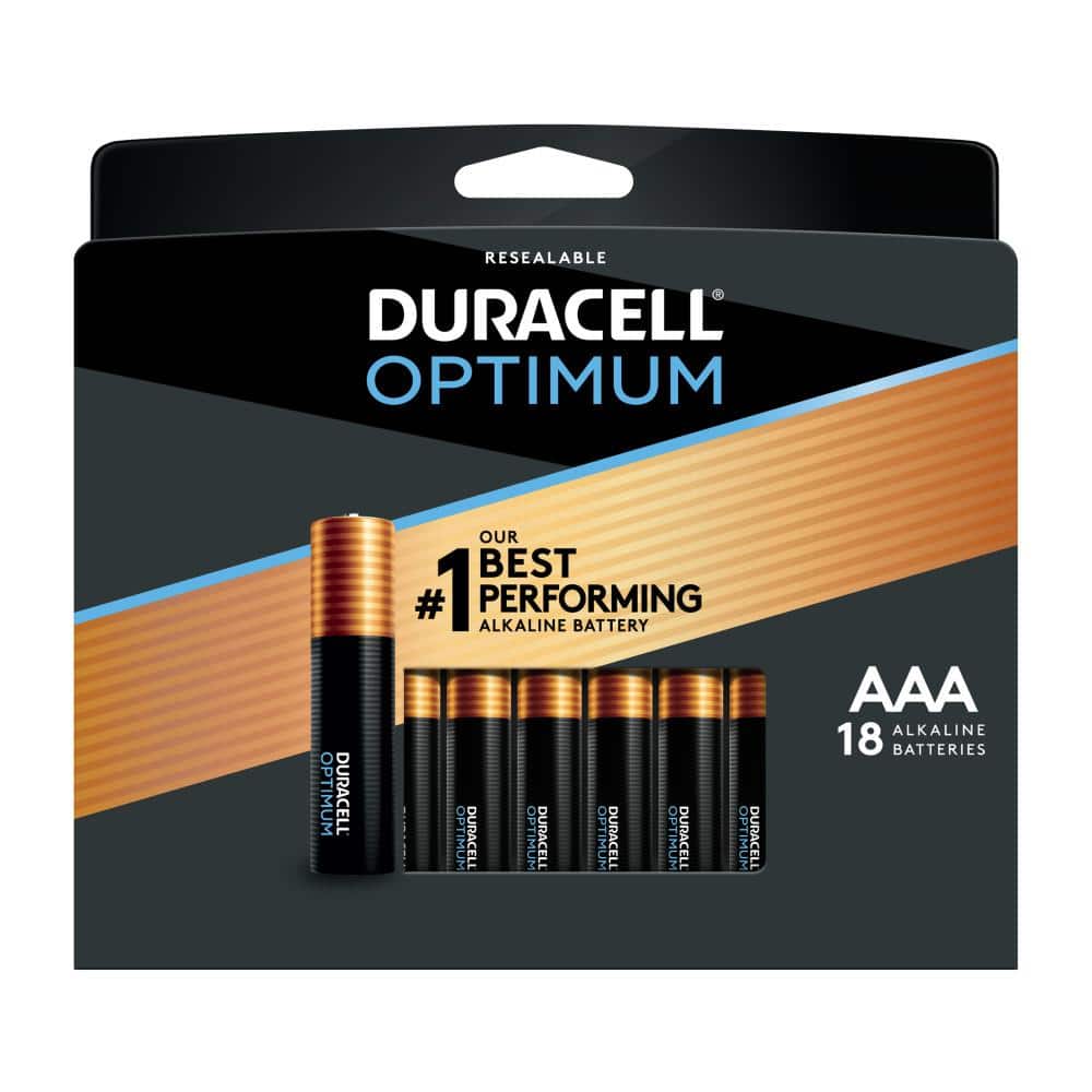 Duracell Optimum AAA Alkaline Battery (18Pack)004133303745 The Home