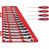 Milwaukee Combination SAE Wrench Mechanics Tool Set and Hook and Pick Set  (19-Piece) 48-22-9415-48-22-9215 - The Home Depot