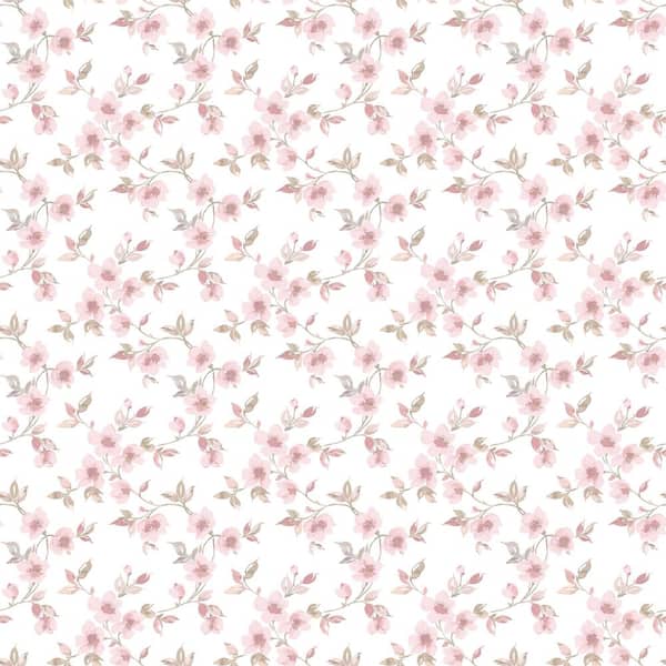 Celadon Large Floral Pink Wallpaper | The Design Library | 283760 |  WonderWall by Nobletts