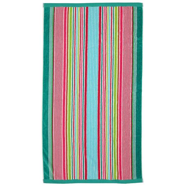 Mohawk Home Multi Stripe 36 in. x 68 in. Beach Towel-DISCONTINUED