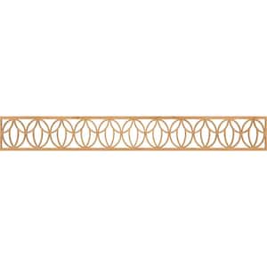 Shoshoni Fretwork 0.25 in. D x 46.5 in. W x 6 in. L Maple Wood Panel Moulding