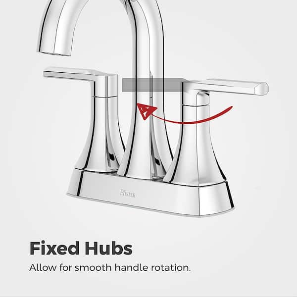 Pfister Vaneri 4 in. Centerset Double Handle Bathroom Faucet in