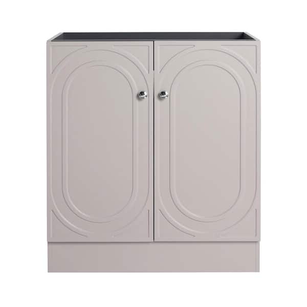 30 in. Bath Vanity Cabinet without Top in Khaki Unassembled