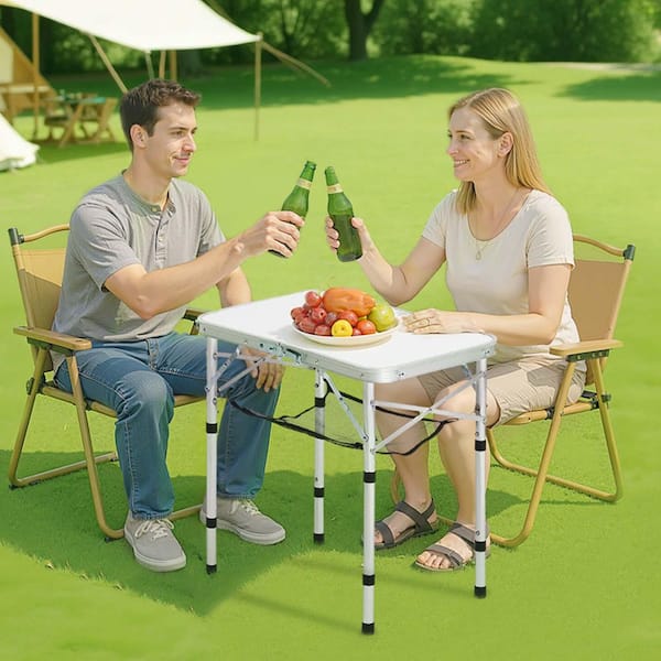 VEVOR Folding Camping Table 24 in. x 16 in. Light-Weight