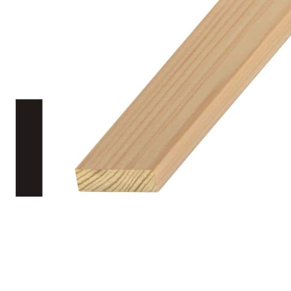 Kelleher 5/16 in. x 1-1/8 in. Pine Lattice Moulding