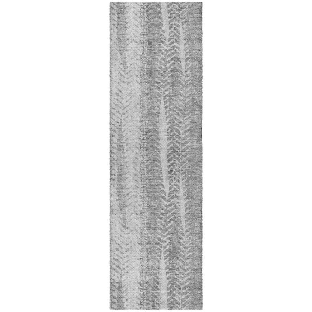 Dream Shag Premium Machine Washable Abstract ADS694 Silver 2 ft. x 7 ft. Runner Rug price history on PriceWatchPro