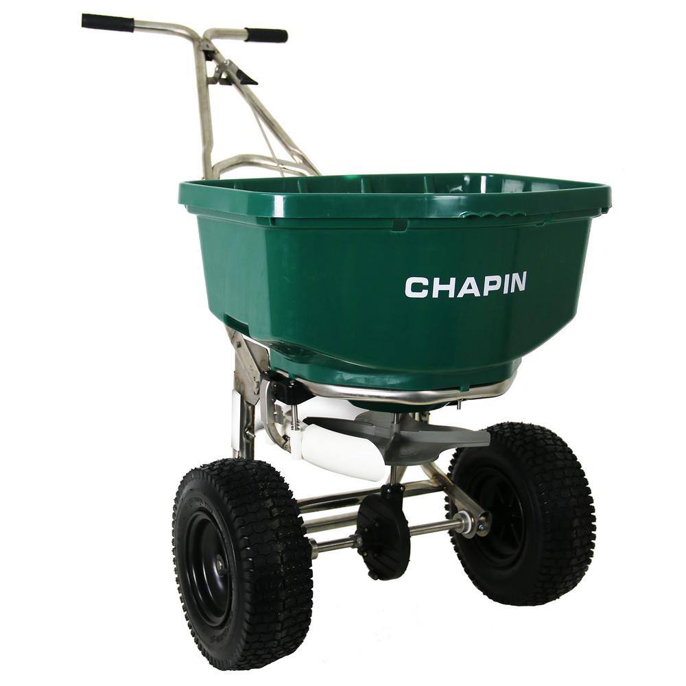 Chapin 80 lbs. AFrame Professional Spreader with Side Baffles8910A The Home Depot