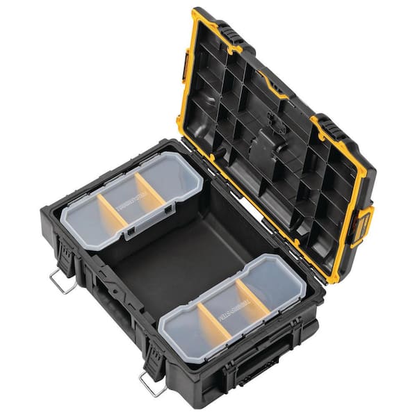 DeWalt TOUGHSYSTEM 2.0 Small Tool Box and 2.0 Shallow Tool Tray