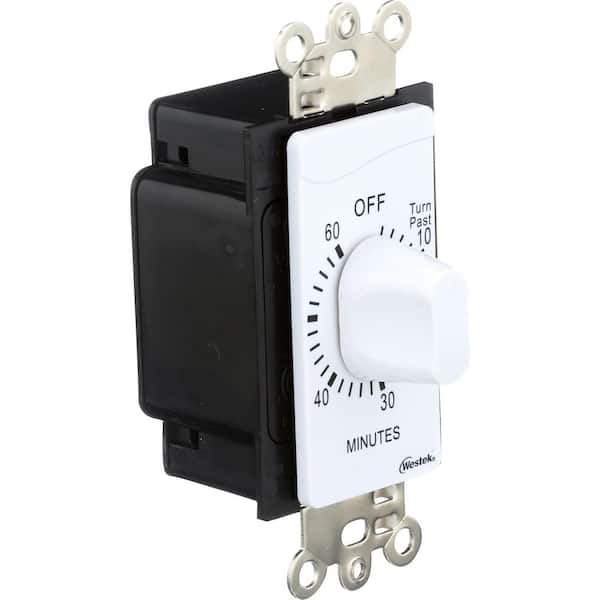 60 Westek Countdown Min White Timer Depot - In-Wall The Home TMSW60MW -