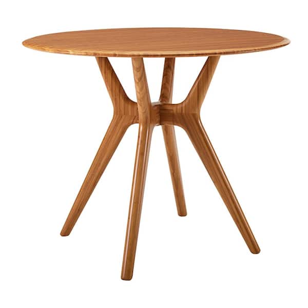 Sitka 36.06 in. Circular Amber 100% Bamboo (Seats 4)