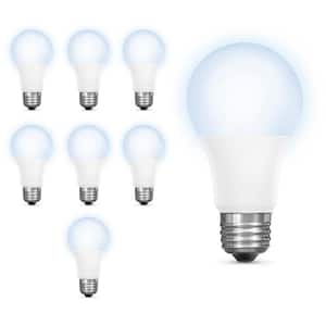 60W Equivalent A19 IntelliBulb Dusk to Dawn CEC Title 20 Compliant 90+ CRI LED Light Bulb, Daylight 5000K (8-Pack)