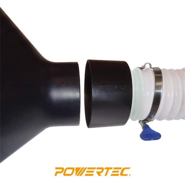 4 in. x 2-1/2 in. Threaded Quick Coupler for Dust Collection Systems