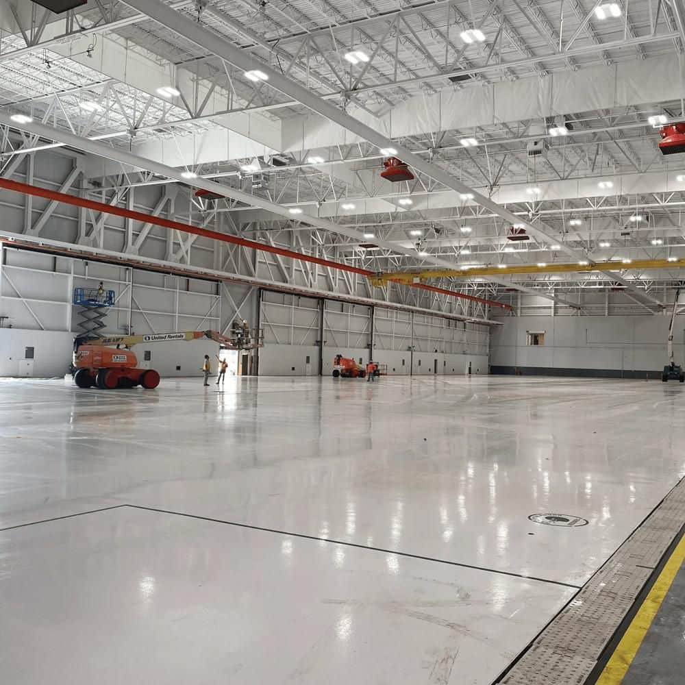 White Aluminum LED High Bay Ceiling Light with Acrylic Lens