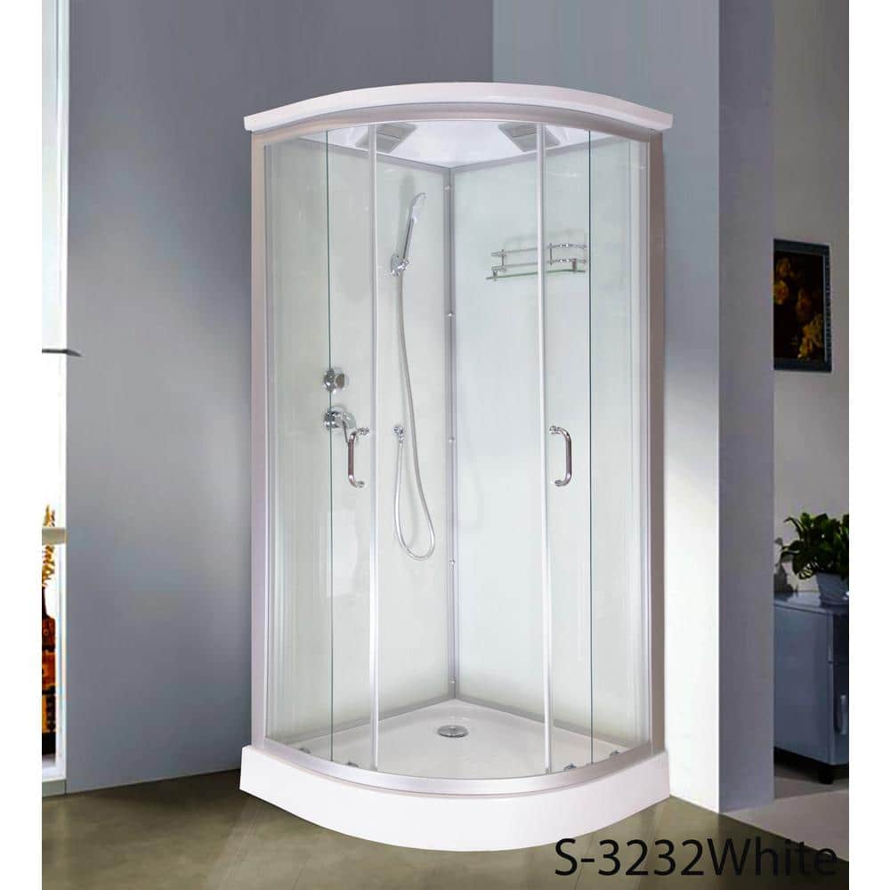 Solid Surface White Matte Shower Corner Shelves - China Shower