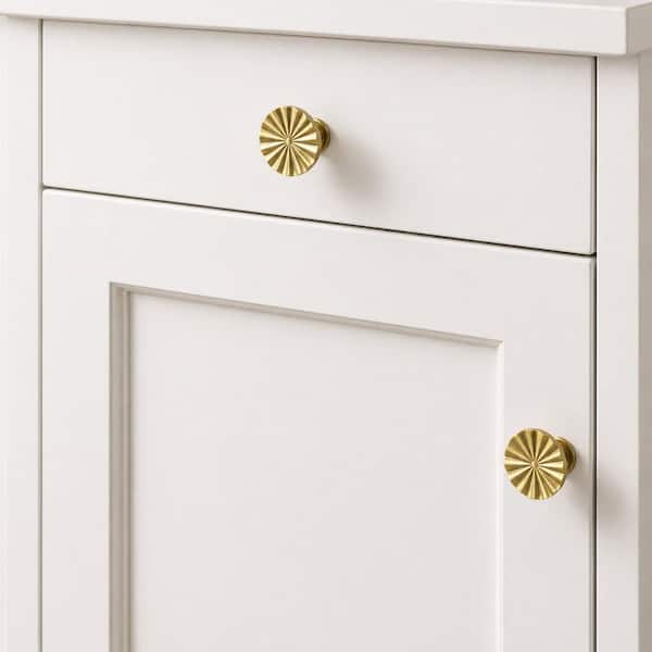 Marlow 1-7/16 in. (37mm) Brushed Gold Cabinet Round Knob