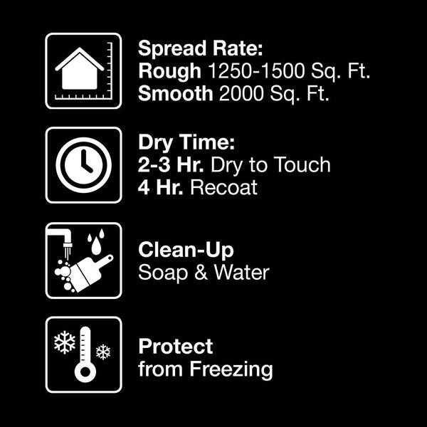 BEHR - 5 gal. #S190-7 Toasted Pecan Flat Interior/Exterior Masonry, Stucco and Brick Paint