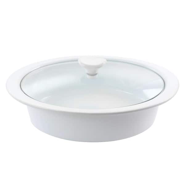 FineDine Superior Glass 2.2 Liter Casserole Dish Set with Locking