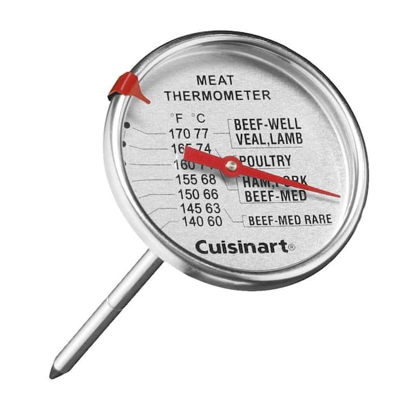 Cuisinart Stainless Steel Analog Food Thermometer