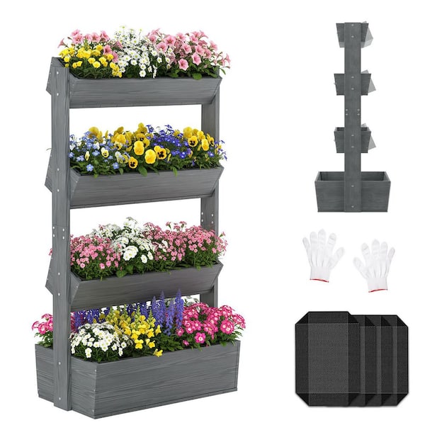 多肉植物棚　TB-BA5 Giantex Plant Stand for Desk 4-Tier Small Tabletop Ladder Shelf