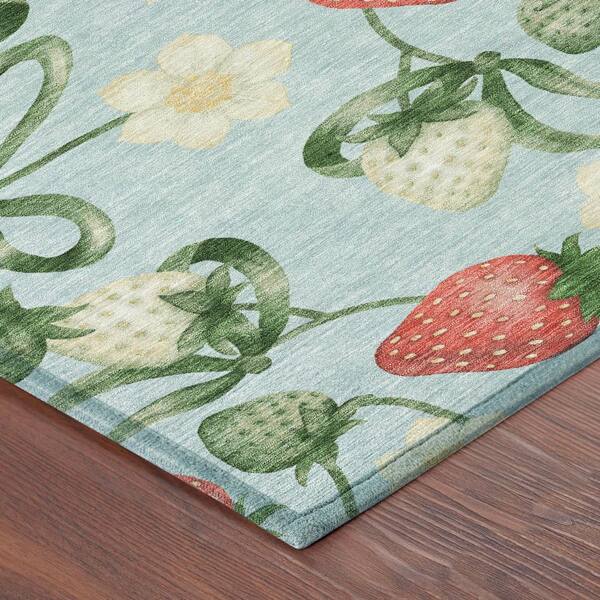Chantille Machine Washable Indoor/Outdoor Abstract ACN2864 Sky 10 ft. x 14 ft. Area Rug