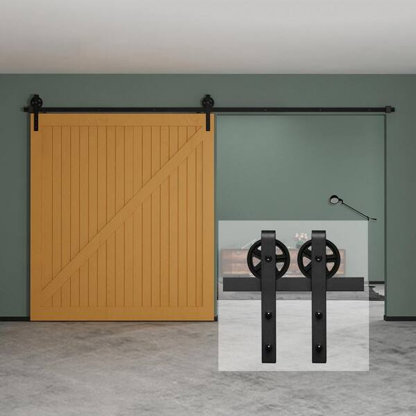 Bigwheel J Shape Hanger For Single Door, Sliding Garage Door Hardware Track Kit
