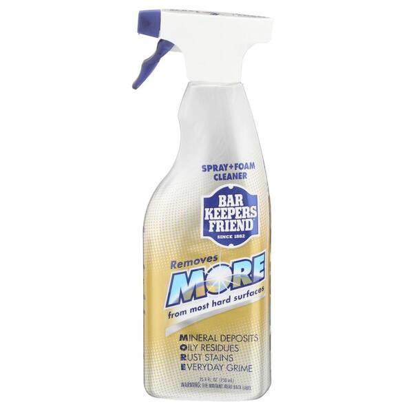 Bar Keepers Friend 25 4 Oz All Purpose Cleaner More Spray And Foam 2 Pack 11727 2 The Home Depot