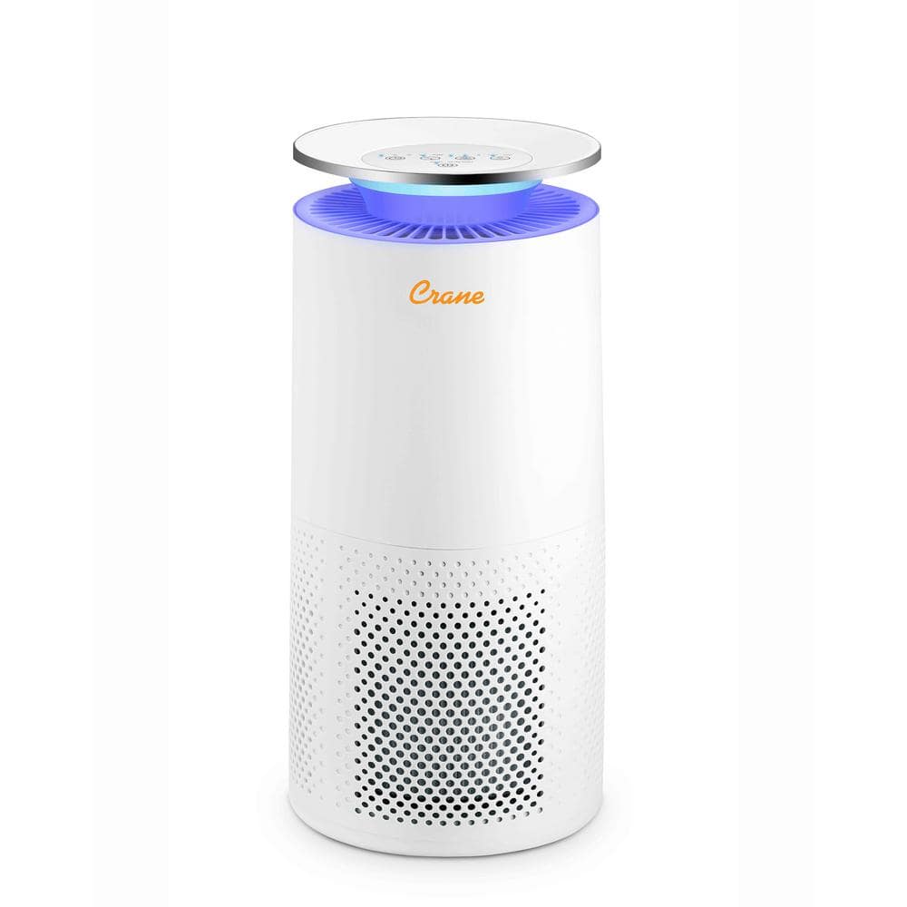 crane true hepa air purifier with germicidal uv light