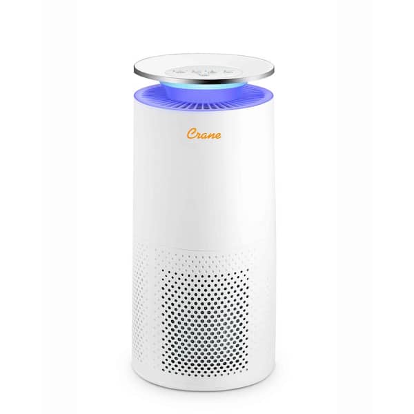 Crane True HEPA Air Purifier with Germicidal UV Light for Medium to Large Rooms up to 500 sq.ft. - Ultra Premium