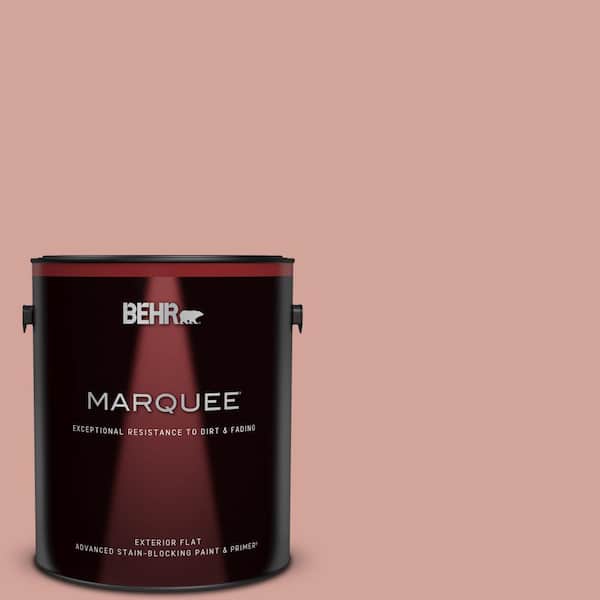 BEHR MARQUEE 1 gal. #S160-3 Bubble Shell Flat Exterior Paint & Primer