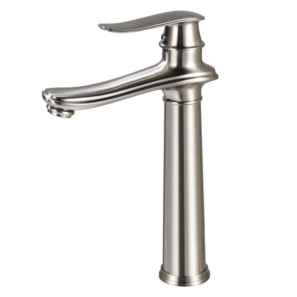 Single Handle Single Hole Bathroom Vessel Sink Faucet Waterfall Bathroom Si