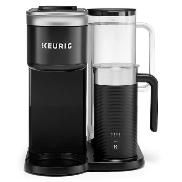 Keurig Cafe Smart Single Serve Cup Black Coffee Maker with Frother