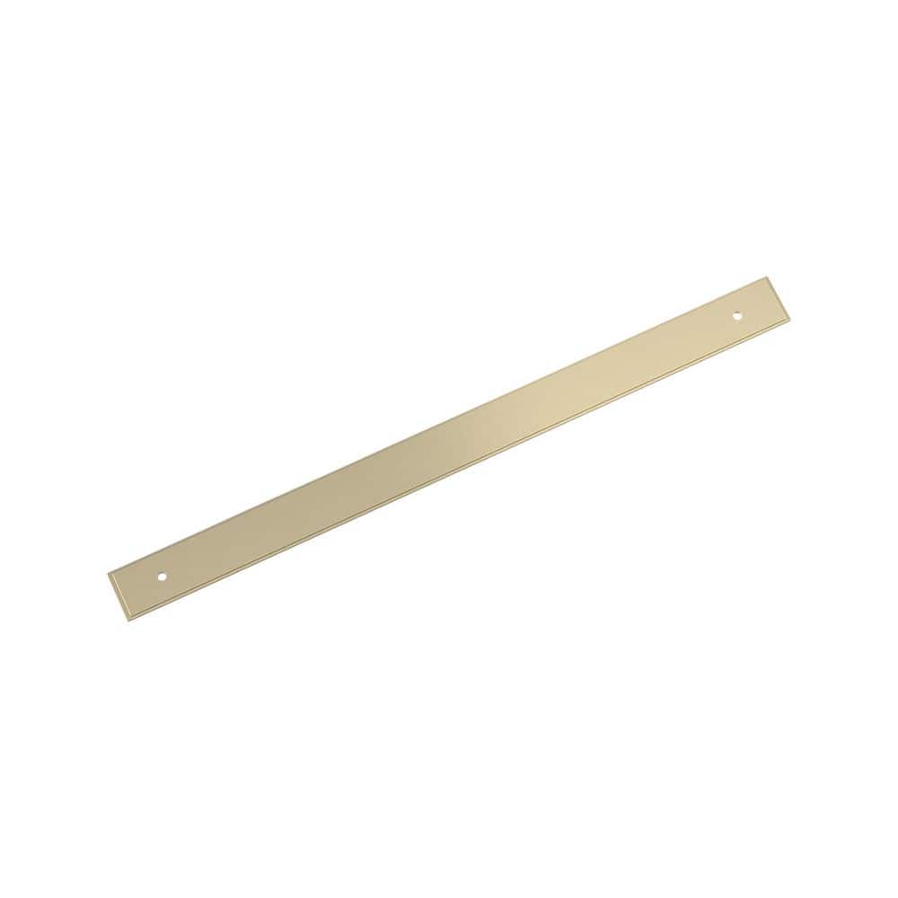 Maymont 12-5/8 in. Center-to-Center Rectangle Golden Champagne Pull Cabinet Backplate price history on PriceWatchPro
