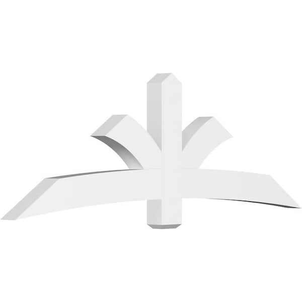 Ekena Millwork Davenport 84 in. W x 28 in. H x 4 in. D Signature Polyurethane Bracket