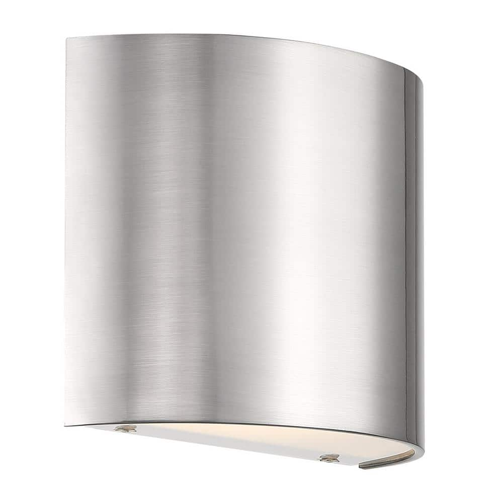 WAC Lighting Pocket 7  1-Light LED Traditional Aluminum Wall Sconce in Nickel