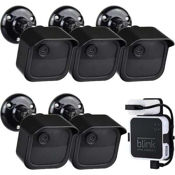 5-Pack Weatherproof Outdoor Camera Mount Bracket for Security Systems