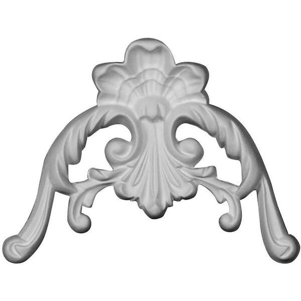 Ekena Millwork 3/4 in. x 4-3/4 in. x 5-7/8 in. Polyurethane Shell Onlay ...