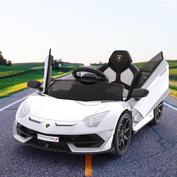 Garvee Ride on Car for Kids 12-Volt Licensed Lamborghini Electric