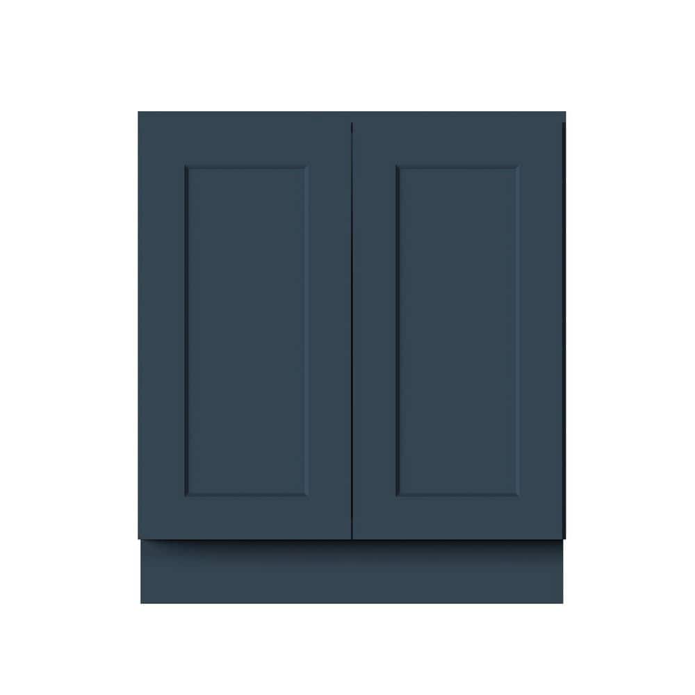 30 in. W x 24 in. D x 34.5 in. H Ready to Assemble Solid Wood Shaker Base Kitchen Cabinet in Cyber Grey price history on PriceWatchPro