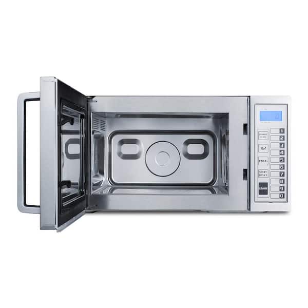 0.9 cu. ft. Countertop Microwave in Stainless Steel
