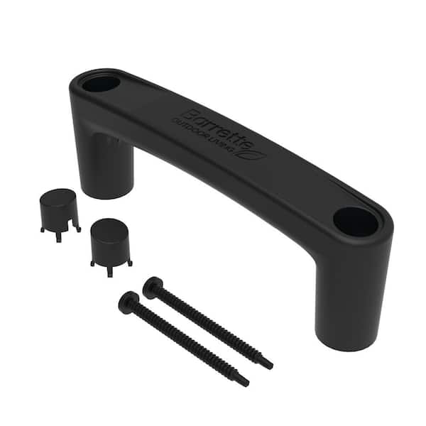 Barrette Outdoor Living Black Gate Handle EZ Grip