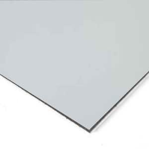 12 in. x 12 in. x 1/4 in. Thick Aluminum Composite ACM White Sheet